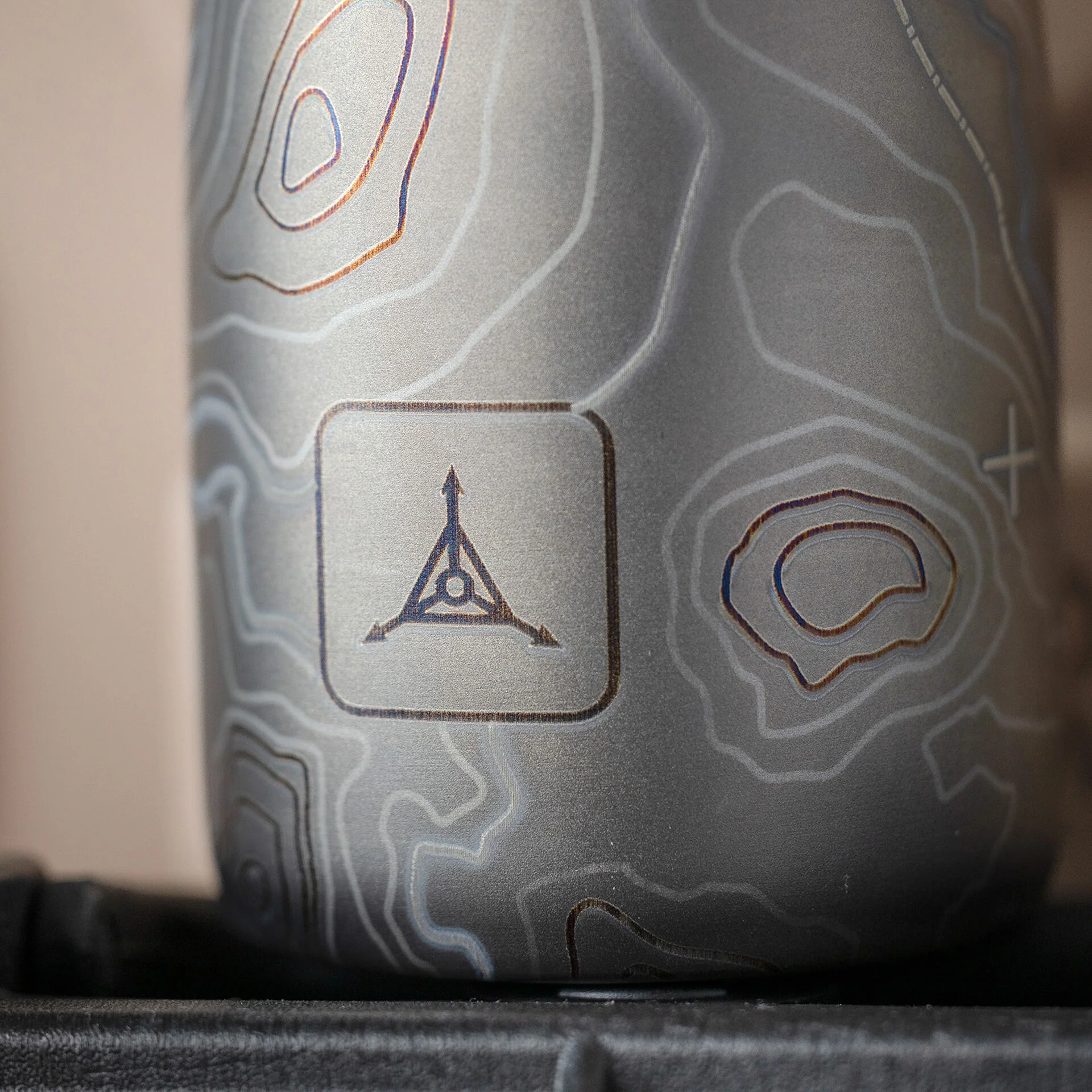 Snow Peak Titanium Sake Bottle TAD Edition - Image 5