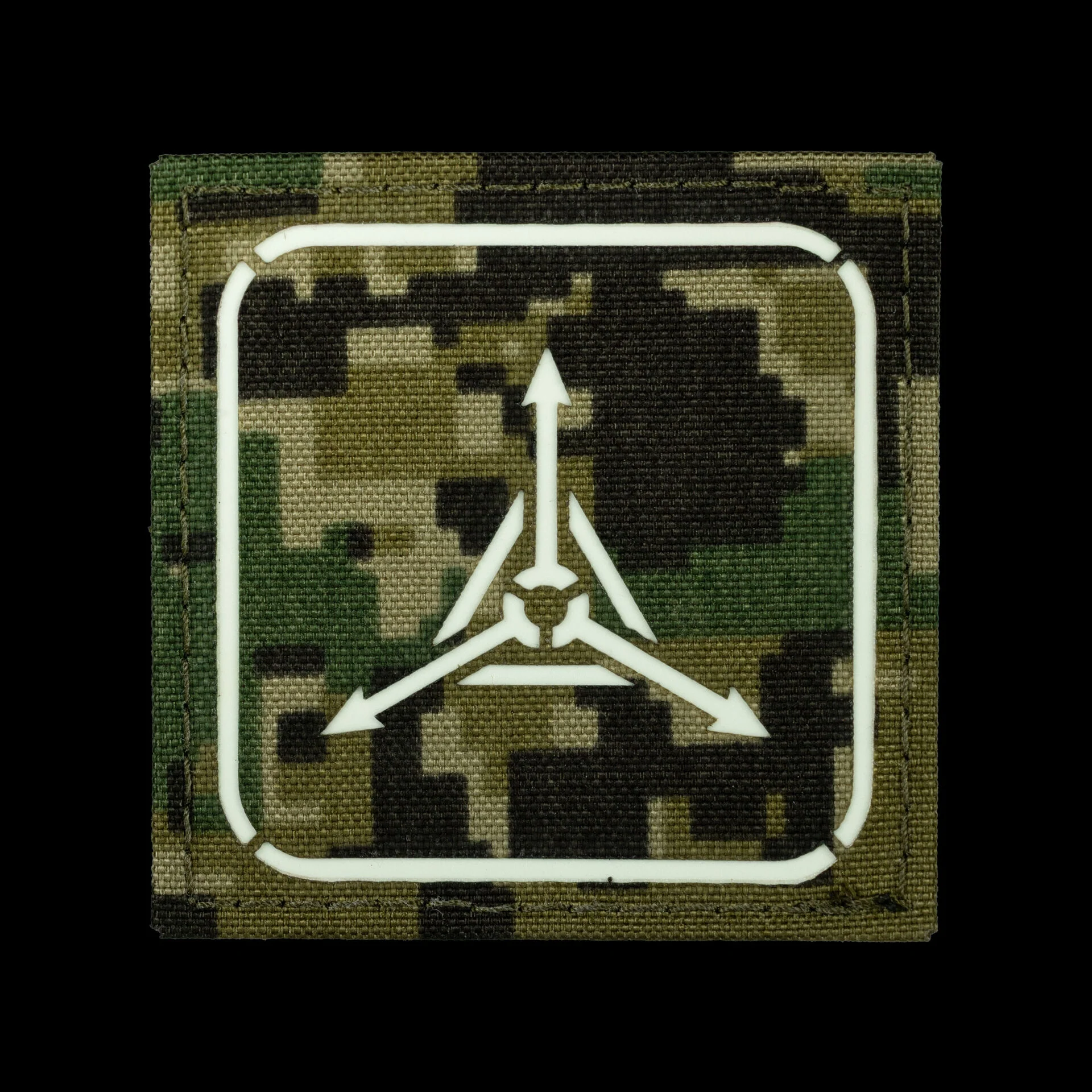 TAD Stencil Logo GITD Patch