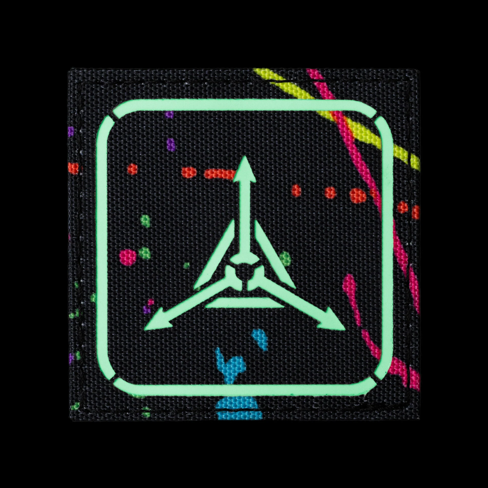 TAD Stencil Logo GITD Patch - Image 16