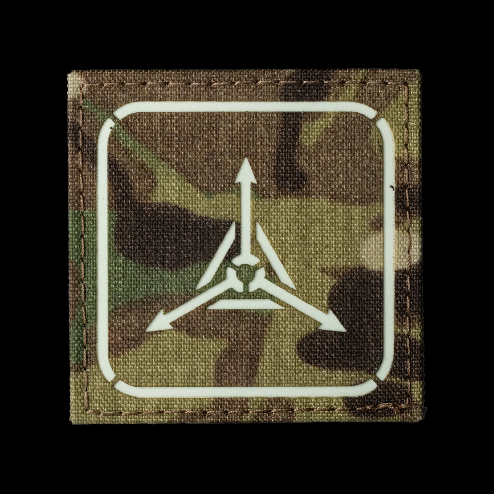 TAD Stencil Logo GITD Patch - Image 2