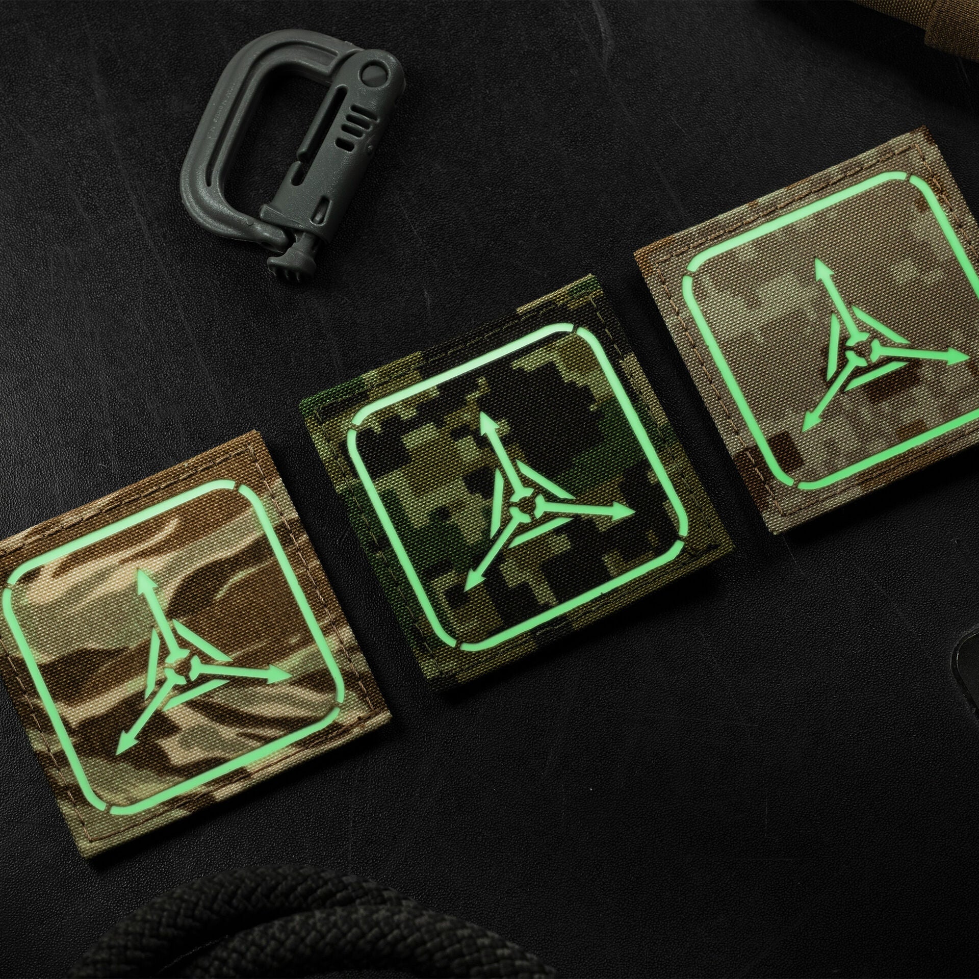 TAD Stencil Logo GITD Patch - Image 9