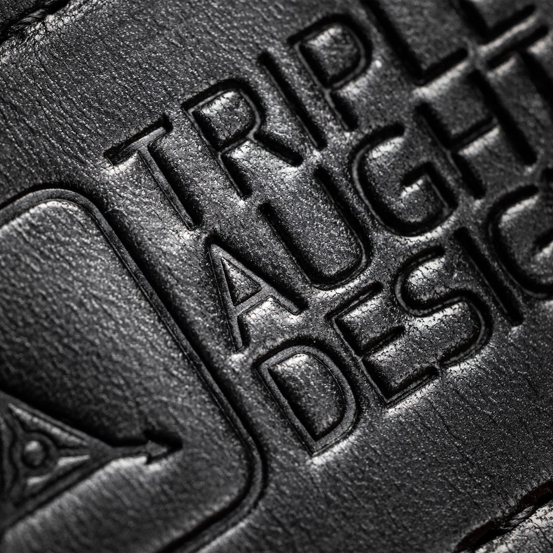 TAD Logo Black Leather Patch - Image 3
