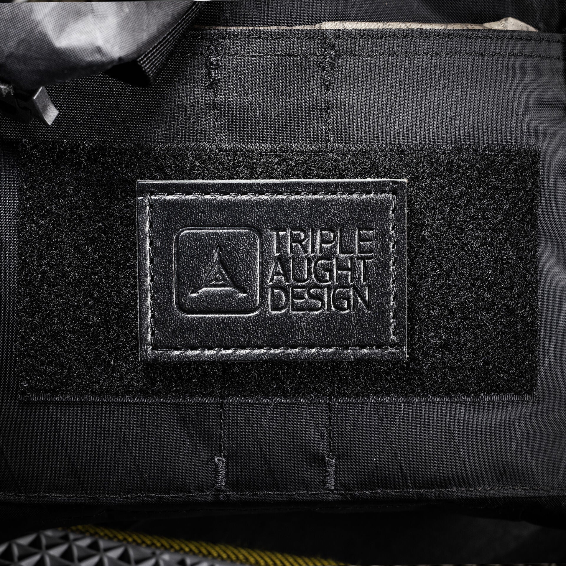 TAD Logo Black Leather Patch - Image 4